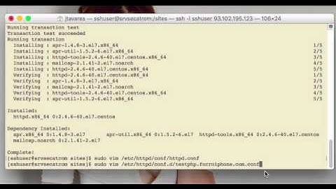 CentOS 7   Instalar httpd e configurar o apache