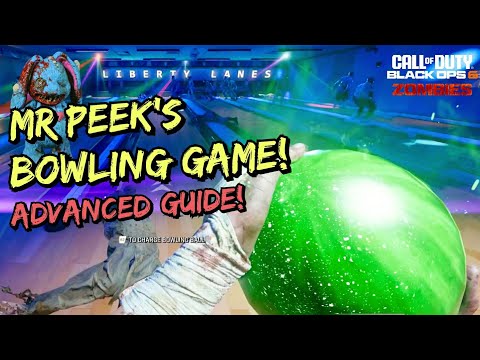 Advanced MR PEEK'S BOWLING EASTER EGG Guide In Liberty Falls! Black Ops 6 Zombies