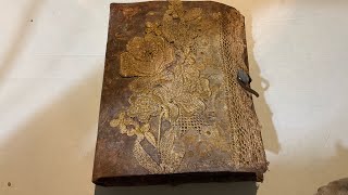 Laura’s First Grunge Journal  “Mom’s Grunge Journal”  Junk Journal Flip [Not Available]