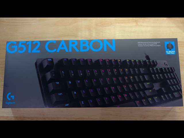 Logitech G512 CARBON LIGHTSYNC RGB Mechanical Gaming Keyboard - GX