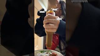 Anyone else splash the last dab sauce like I do? @hyuneeEats
