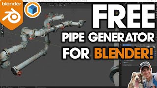 Amazing FREE PIPE GENERATOR for Blender!