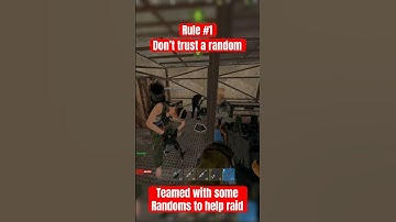 Rule #1 Don’t Trust No One On Rust #shorts #short #rust #rustraid