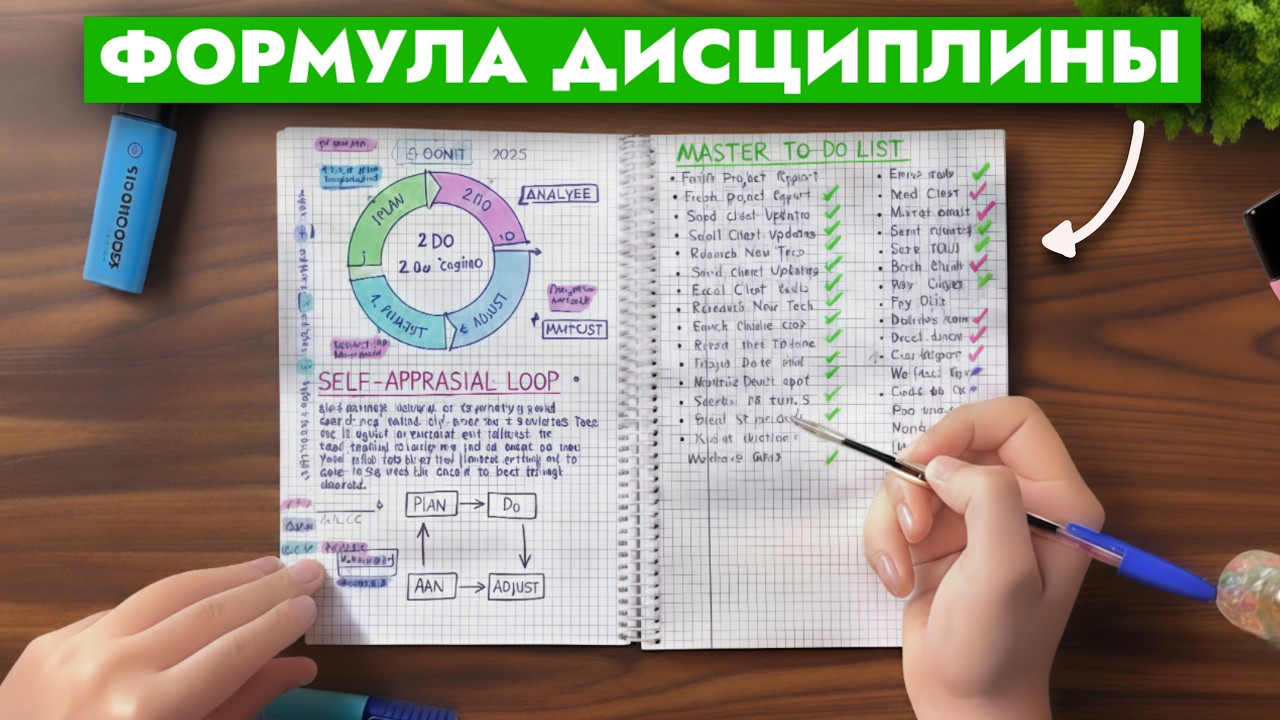 4 шага, чтобы стать ЗАВИСИМЫМ от дисциплины | Алгоритм внедрения привычки