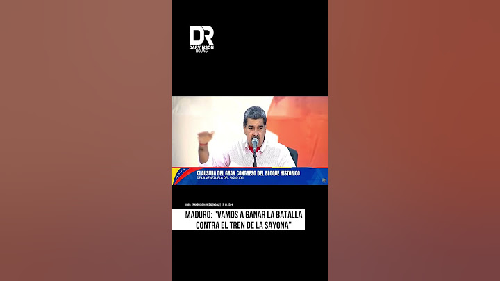 Maduro prometió vencer a grupos delictivos como El Tren de Aragua