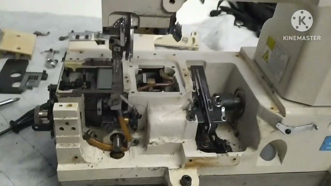 Mantenimiento, desarmado máquina collareta Goldex GL-1500B-02   parte 1