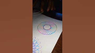 how to make a spirograph design #like #subscribe#spirograpg #spiral art#spiral art design