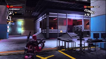 5 Deadpool Ultra Violence Walkthrough HD PS3 (Newsroom)