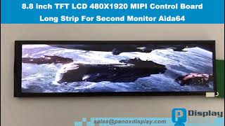 8.8インチロングストリップアイダ64 LCD 1920X480 HDMIドライバボード