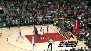 LeBron James  explodes throught the paint @NBA March 30,2012