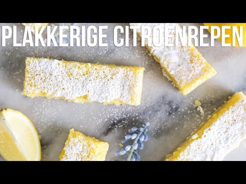 Plakkerige citroenrepen | OhMyFoodness