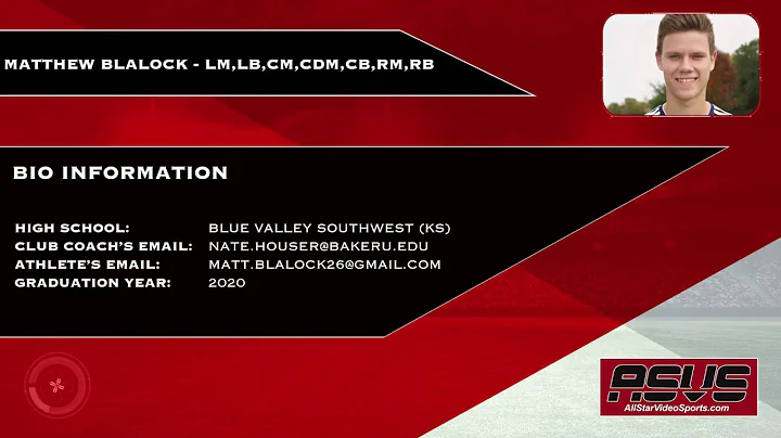 Matthew Blalock-Soccer Recruit-2020 Graduate
