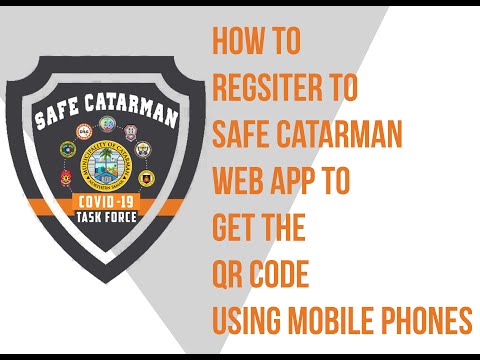 How to register to Safe Catarman COVID19 Tracing App using mobile phones