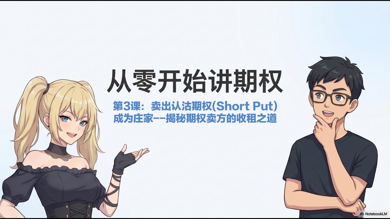 Re:从零开始学期权03 - 卖出认沽期权- YouTube