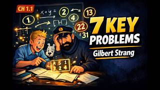 7 Problems to Master Chapter 1, Section 1 (Gilbert Strang Linear Algebra)