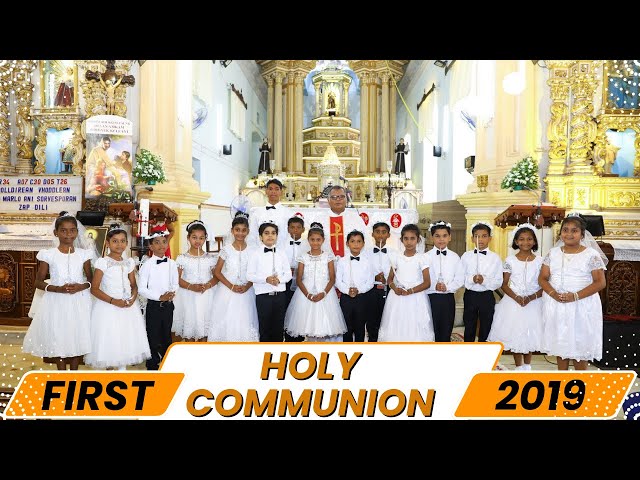 #memories First Holy Communion 2019 | St. Diogo Church, Guirim - Samgolda