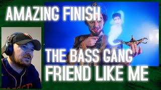 Reacting to Friend Like Me | Acapella Cover by The Bass Gang