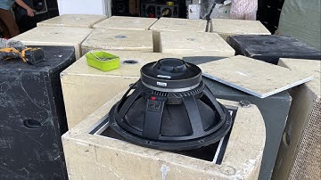 Sub này mà chơi thì hàng xóm cũng phải nhấc người...Lô Sub Hơi 50 bass RCF xịn siêu khủng