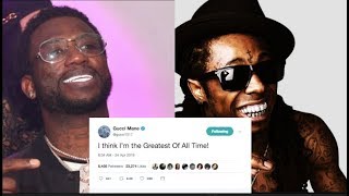 Gucci Mane Responds To Lil Wayne Saying He's Greatest Rapper Of All Time  Hours After New Wayne Ad - YouTube