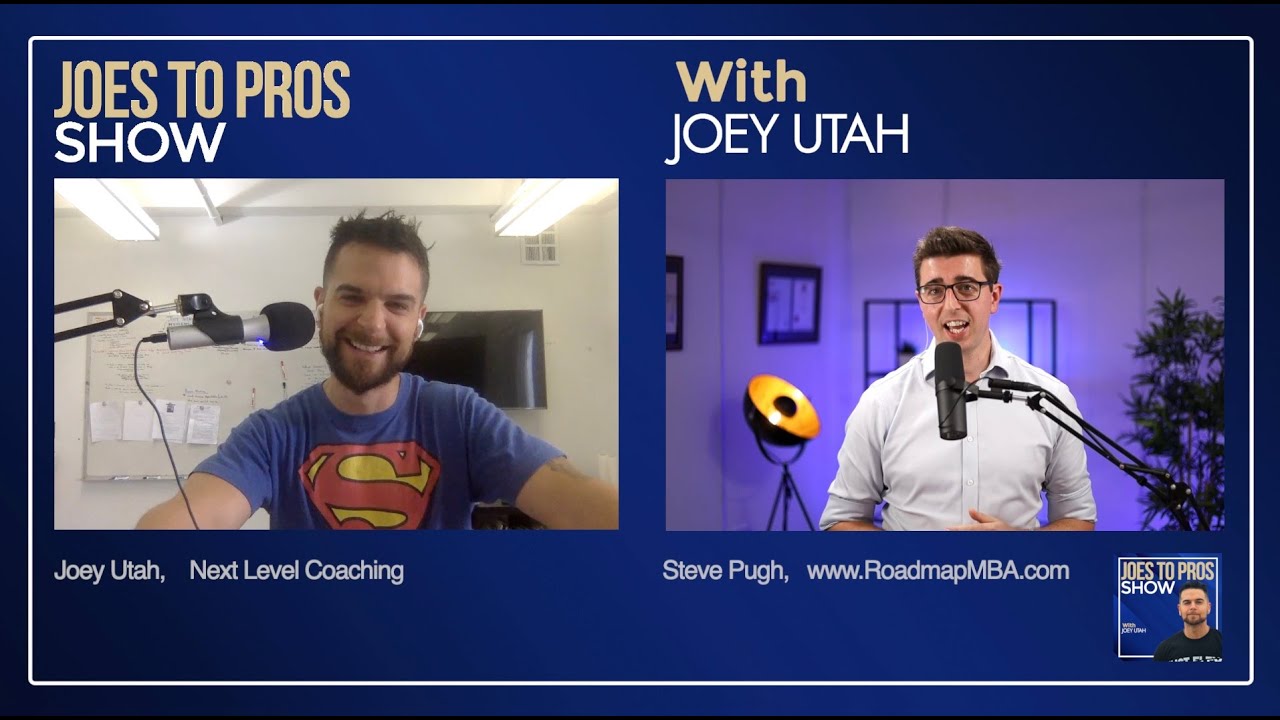 Being interviewed on the Joes to Pros Podcast