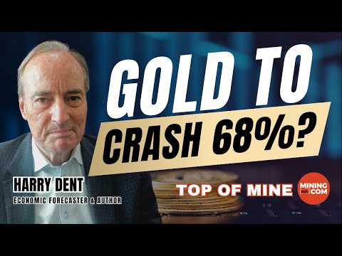 Harry Dent: Gold Could Crash 68% as ‘Everything Bubble’ Bursts