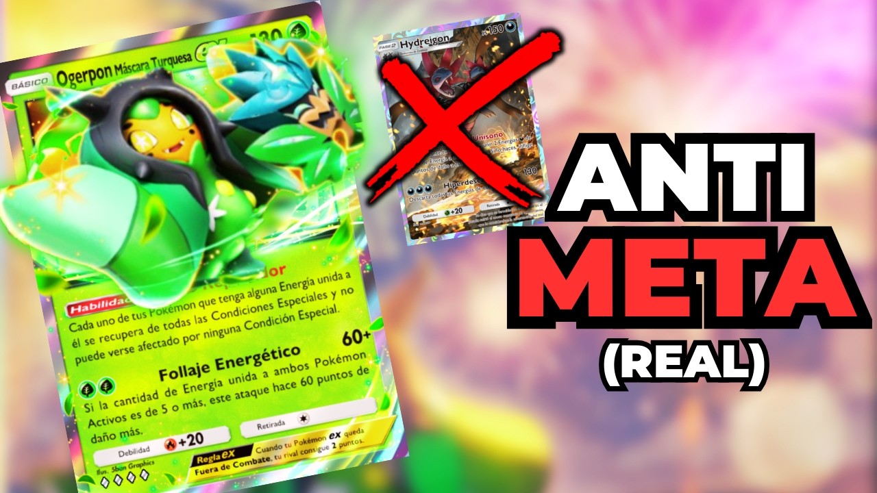Ogerpon ahora es anti meta y se papea a hydreigon con este mazo