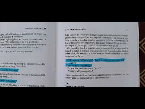 مادة النحو للمرحلة الرابعة Yes No Question اليونت السابع ص192