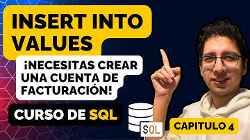 INSERT INTO VALUES en SQL | Crear cuenta de facturación | Consulta DML | Curso de SQL Intermedio #4