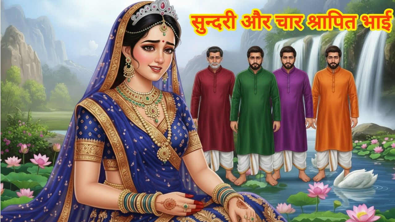 सुन्दरी पर रखी बूरी नज़र से चार भाइयों ने कैसे बन गए तोते | Hindi kahani