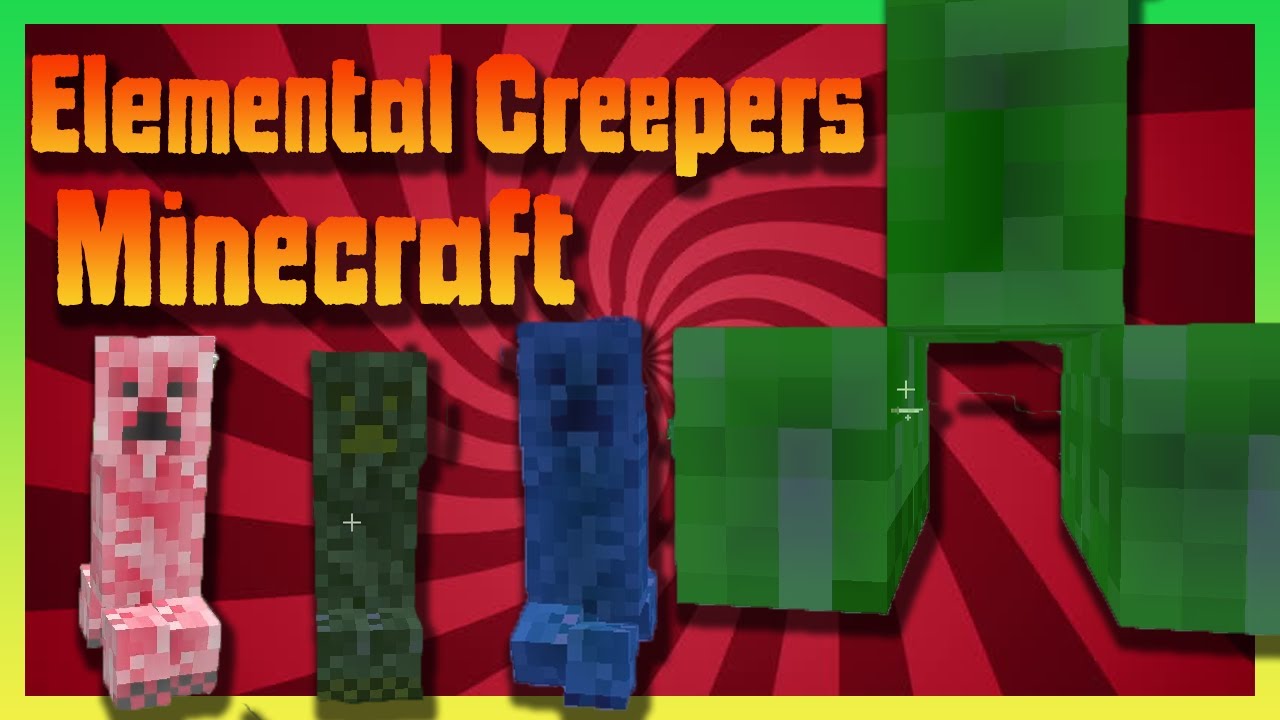 I found *NEW* Creepers in Minecraft 1.15.2 [DIFFERENT BREEDS] YouTube