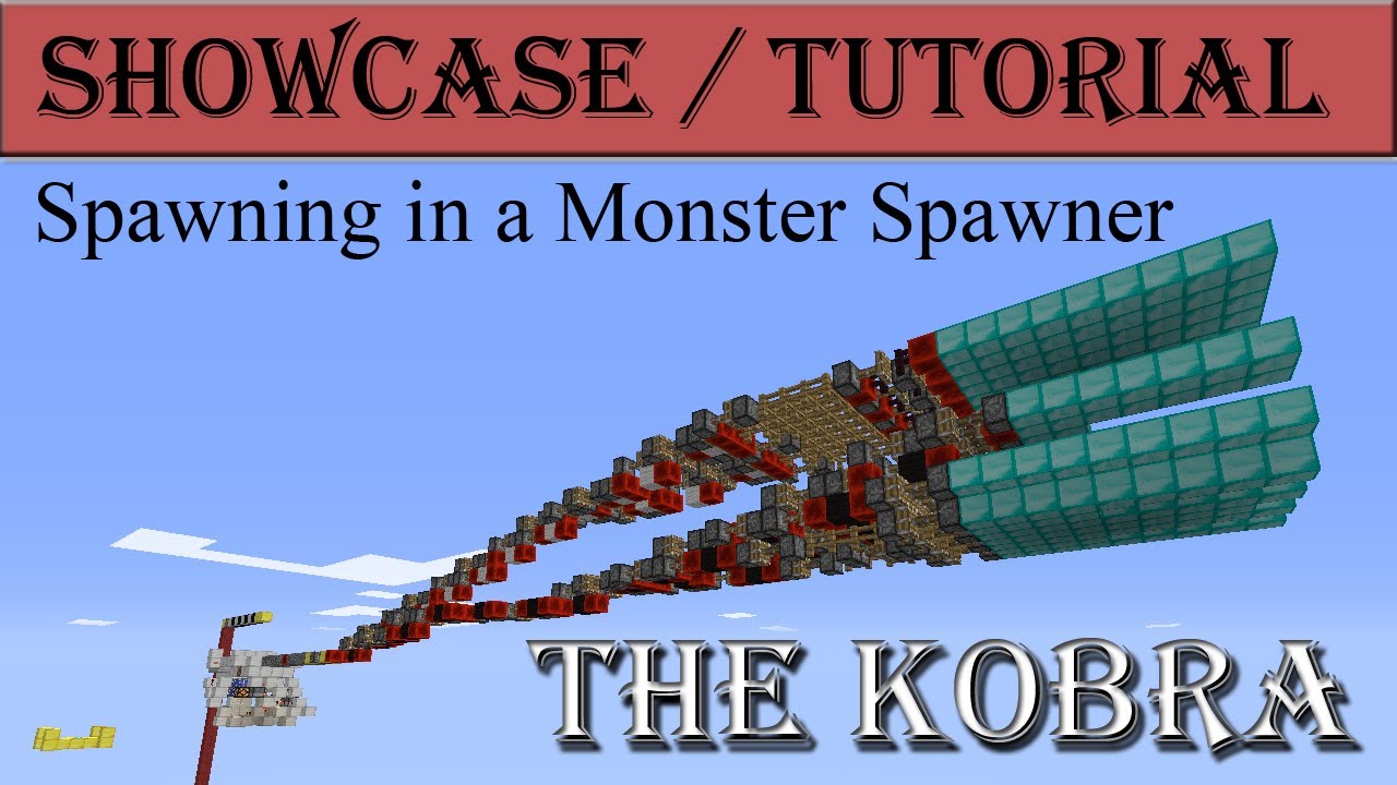 The Kobra - Spawn your own Spawner Tutorial (SMP)