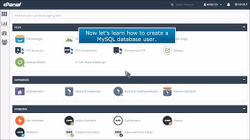 4) How to create a MySQL database user in cPanel by Gecko Websites