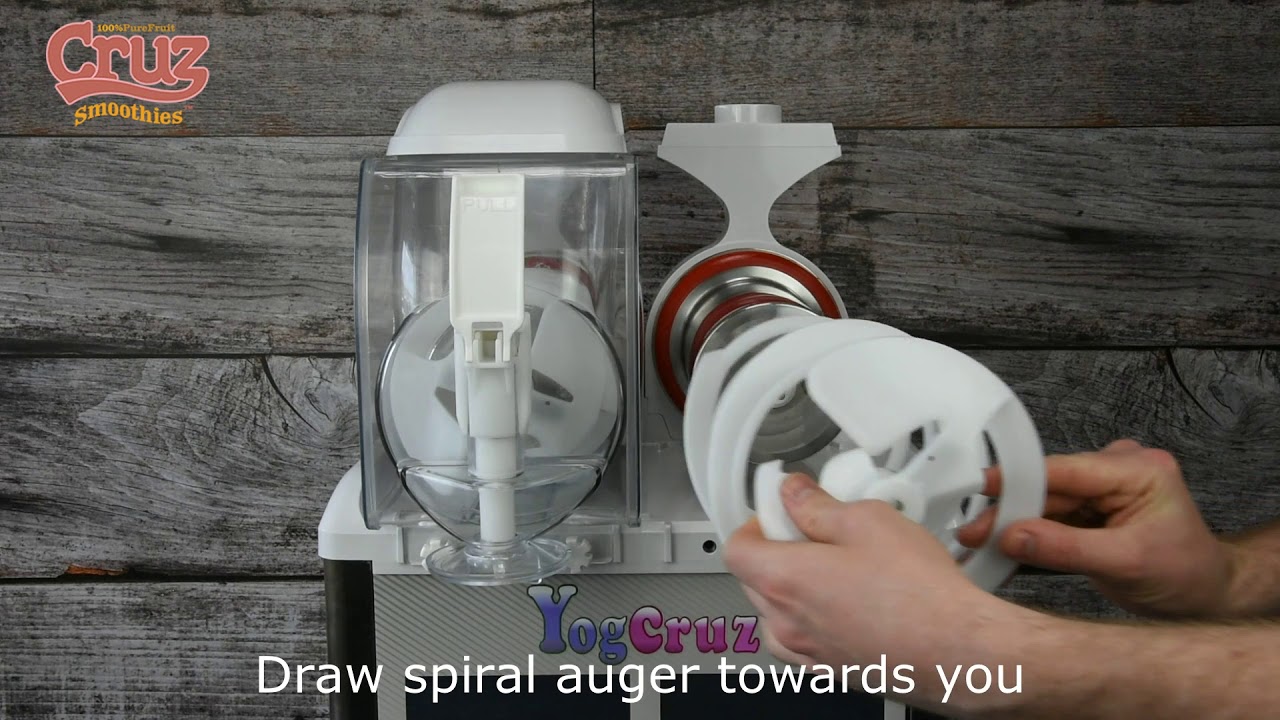 Cruz Smoothies YogCruz 4 in 1 Double Tank Frozen Yogurt Dispenser YouTube