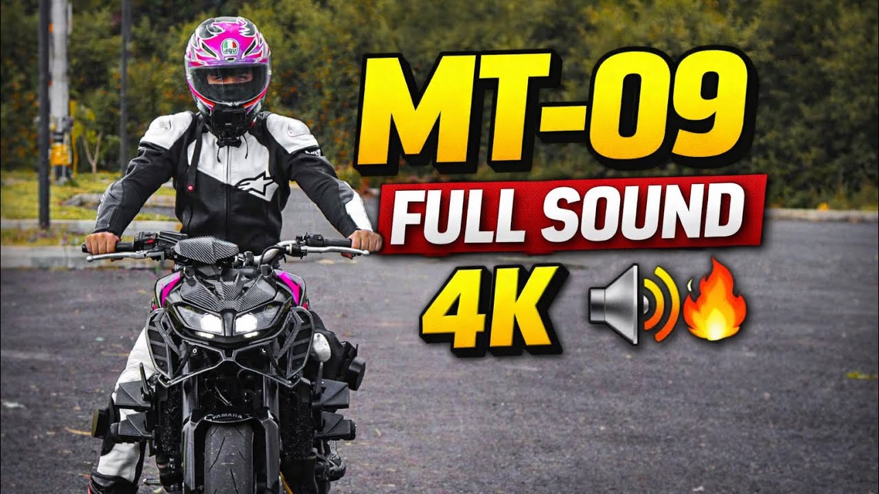 YAMAHA MT09 v2 FULL SOUND 4k 🔉