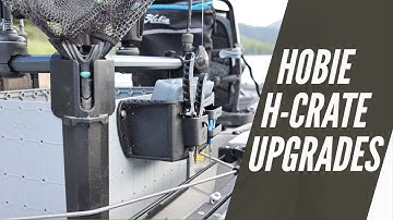 Hobie H-Crate Rod Holder & Tackle Storage Upgrades with RAILBLAZA