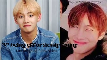 BTS "V" being effortlessly funny (KIM TAEHYUNG) funny video 😅🤣😂😆