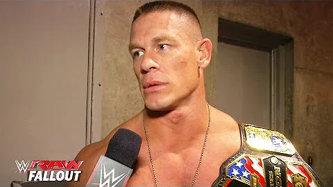 John Cena addresses tonight's energetic crowd: Raw Fallout, March 30, 2015