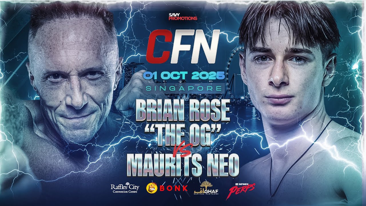 FIGHT 9 | BRIAN ROSE VS MAURITS NEO | CFN SINGAPORE | 2025