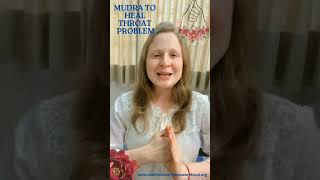 Powerful Mudra to heal throat problems mudra yoga thyroid health fitness