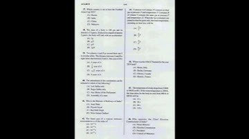 WBPSC《ASSISTANT CONTROLLER OF LEGAL METROLOGY》Previous year question paper 2019