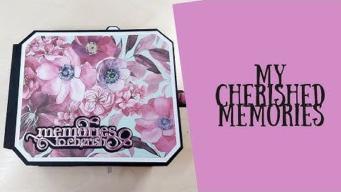 My Cherished Memories-Tonic Studios memory book Die set .