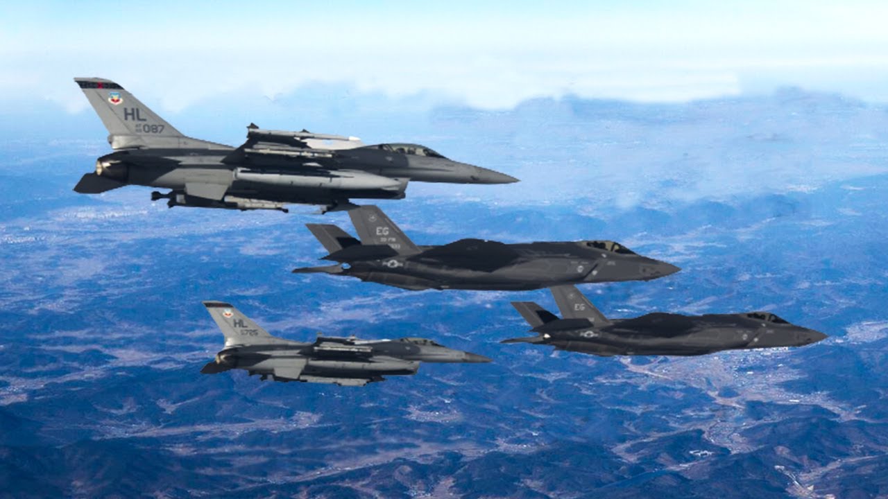 Stubborn Russia, F 35 and F 16 NATO Deployed Into the Skies of Moscow