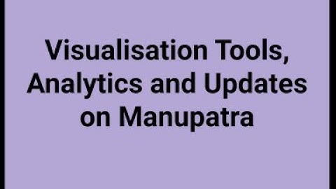 WEBINAR on 13th April 2020 for Visualisation Tools, Analytics and Updates on Manupatra