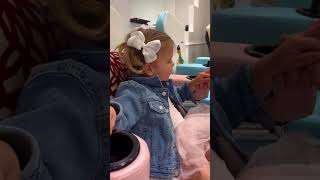 My Daughters first Nail Salon Experience
