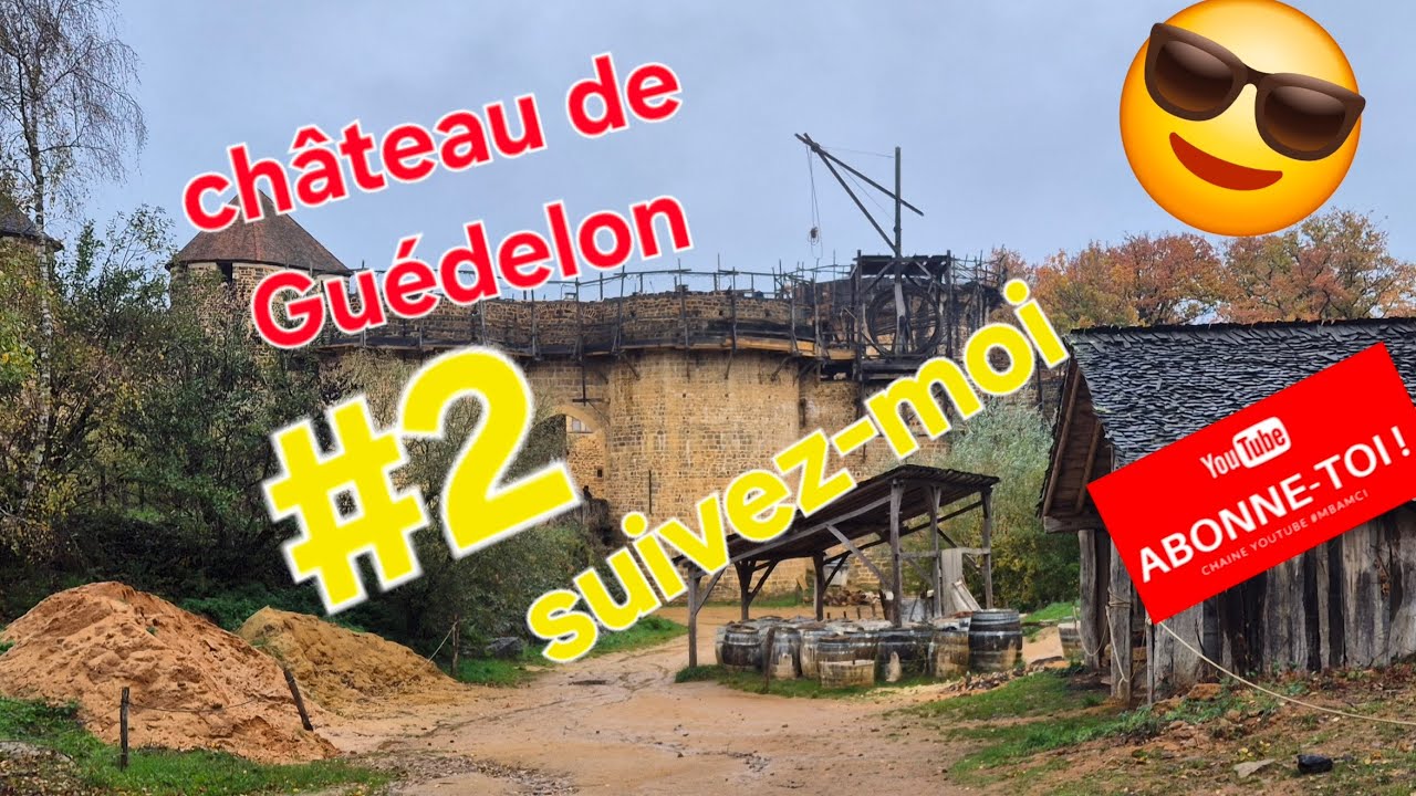 Château de  Guédelon #construction  d'un  château #patrimoine #histoire. 