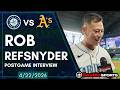 Rob Refsnyder Postgame Interview (4/22/26) - Mariners vs Athletics | #SeattleSports