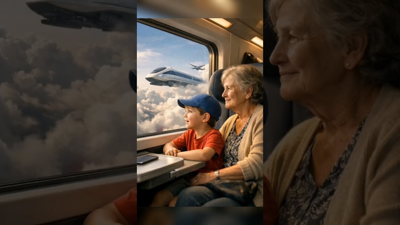 🚆☁️ Dadi Ki Hawa Mein Udi Train 😲 | Flying Train Adventure 😍 | Sky Ride Full Masti 😂✨