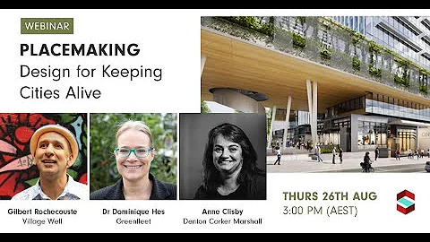 Placemaking - design for keeping cities alive replay