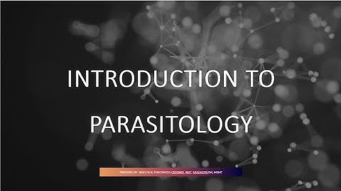 Introduction to Parasitology