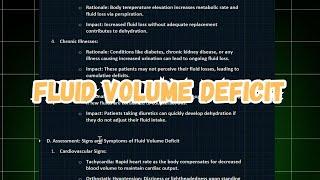 Fluid Volume Deficit Explained Causes, Symptoms Treatment